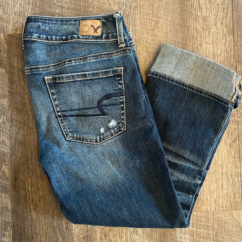 Women’s Americana’s Eagle Artist Capris, Sz 6